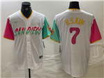 San Diego Padres #7 Ha-Seong Kim White 2022 City Connect Jersey