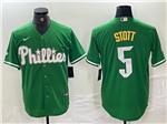 Philadelphia Phillies #5 Bryson Stott Green St.Patricks Limited Jersey