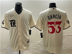 Texas Rangers #53 Adolis Garcia Cream 2023 City Connect Jersey