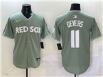 Boston Red Sox #11 Rafael Devers Green 2025 City Connect Limited Jersey