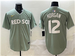 Boston Red Sox #12 Steve Horgan Green 2025 City Connect Limited Jersey