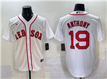 Boston Red Sox #19 Roman Anthony White Limited Jersey