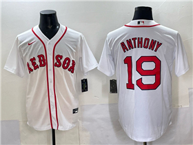 Boston Red Sox #19 Roman Anthony White Limited Jersey