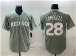Boston Red Sox #28 Kristian Campbell Green 2025 City Connect Limited Jersey