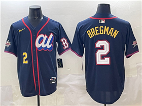American League #2 Alex Bregman Navy 2025 MLB All-Star Edition Limited Jersey