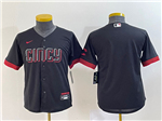 Cincinnati Reds Youth Black 2023 City Connect Team Jersey