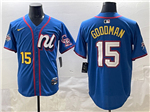 National League #15 Hunter Goodman Blue 2025 MLB All-Star Edition Limited Jersey