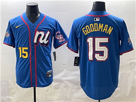 National League #15 Hunter Goodman Blue 2025 MLB All-Star Edition Limited Jersey