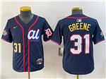 American League #31 Riley Greene Youth Navy 2025 MLB All-Star Limited Jersey