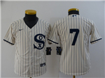 Chicago White Sox #7 Tim Anderson Youth White 2021 Field of Dreams Cool Base Jersey
