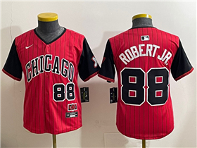 Chicago White Sox #88 Luis Robert Youth Red 2025 City Connect Limited Jersey