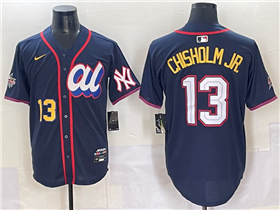 American League #13 Jazz Chisholm Jr. Navy 2025 MLB All-Star Edition Limited Jersey