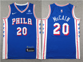 Philadelphia 76ers #20 Jared McCain Blue Swingman Jersey