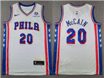 Philadelphia 76ers #20 Jared McCain White Swingman Jersey