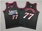 Philadelphia 76ers #77 VJ Edgecombe Youth 2025-26 Black Classic Edition Swingman Jersey