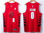 Portland Trail Blazers #0 Damian Lillard 2022-23 Red Statement Edition Swingman Jersey