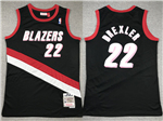 Portland Trail Blazers #22 Clyde Drexler 1991-92 Black Hardwood Classics Jersey