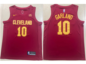 Cleveland Cavaliers #10 Darius Garland Wine Swingman Jersey