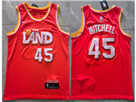 Cleveland Cavaliers #45 Donovan Mitchell 2025-26 Orange City Edition Swingman Jersey