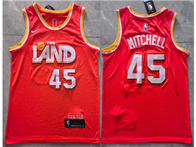 Cleveland Cavaliers #45 Donovan Mitchell 2025-26 Orange City Edition Swingman Jersey