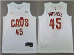 Cleveland Cavaliers #45 Donovan Mitchell White Swingman Jersey