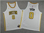 Boston Celtics #0 Jayson Tatum Youth 2025-26 White City Edition Swingman Jersey