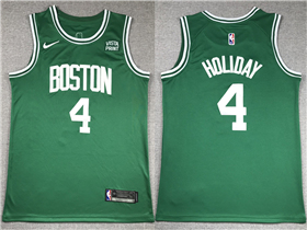 Boston Celtics #4 Jrue Holiday Green Swingman Jersey