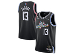 Los Angeles Clippers #13 Paul George 2022-23 Black City Edition Swingman Jersey