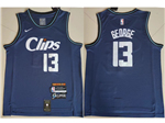 Los Angeles Clippers #13 Paul George 2023-24 Black City Edition Swingman Jersey
