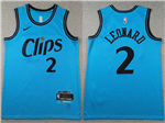 Los Angeles Clippers #2 Kawhi Leonard 2024-25 Blue City Edition Swingman Jersey