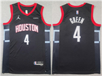 Houston Rockets #4 Jalen Green Black Swingman Jersey