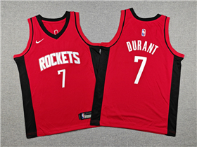 Houston Rockets #7 Kevin Durant Youth Red Swingman Jersey