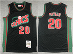 Seattle SuperSonics #20 Gary Payton 1995-96 Neapolitan Hardwood Classics Jersey