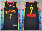 Oklahoma City Thunder #7 Chet Holmgren 2024-25 Black City Edition Swingman Jersey
