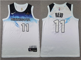 Minnesota Timberwolves #11 Naz Reid 2024-25 White City Edition Swingman Jersey