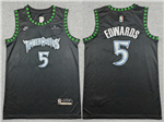 Minnesota Timberwolves #5 Anthony Edwards 2025-26 Black Classic Swingman Jersey