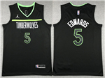 Minnesota Timberwolves #5 Anthony Edwards 2023-24 Black Statement Edition Swingman Jersey