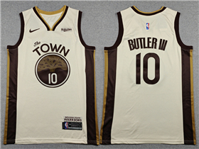 Golden State Warriors #10 Jimmy Butler III 2025-26 Cream City Edition Swingman Jersey