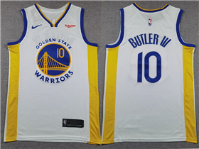 Golden State Warriors #10 Jimmy Butler III White Swingman Jersey