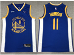 Golden State Warriors #11 Klay Thompson Blue Swingman Jersey