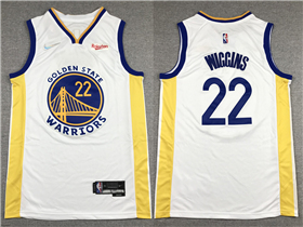 Golden State Warriors #22 Andrew Wiggins White Swingman Jersey