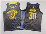 Golden State Warriors #30 Stephen Curry Youth 2024-25 Black Statement Edition Swingman Jersey