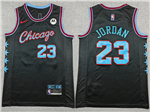 Chicago Bulls #23 Michael Jordan 2025-26 Black City Edition Swingman Jersey
