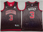 Chicago Bulls #3 Josh Giddey 2025-26 Black Statement Edition Swingman Jersey