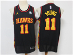 Atlanta Hawks #11 Trae Young 2020-21 Black Statement Edition Swingman Jersey