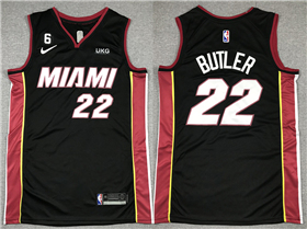 Miami Heat #22 Jimmy Butler Black Swingman Jersey