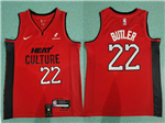 Miami Heat #22 Jimmy Butler 2024-25 Red City Edition Swingman Jersey