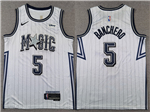 Orlando Magic #5 Paolo Banchero 2024-25 White City Edition Swingman Jersey