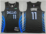 Dallas Mavericks #11 Kyrie Irving 2025-26 Black City Edition Swingman Jersey