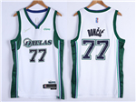 Dallas Mavericks #77 Luka Dončić 2021-22 White City Edition Swingman Jersey